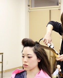 地毛で結う日本髪の行程 京風高島田編｜西尾市の美容室ジュリアン(JURIAN)